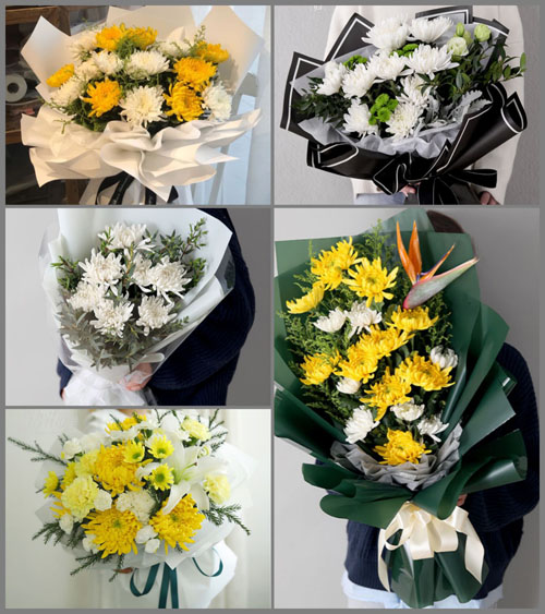 上海奉贤区奉城镇北宋村白事花束代送